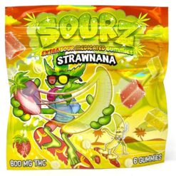 Sourz Gummies Strawnana