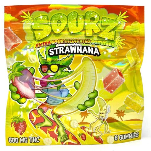 Sourz Gummies Strawnana